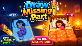 Draw Missing Part | DOP Puzzle - Puzzle educational game