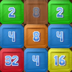 2048 Wood Block - Math educational game