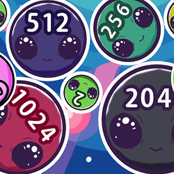 Alien Merge 2048 - Math educational game