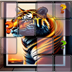 Animal Tiger Memory Match - Memory educational game