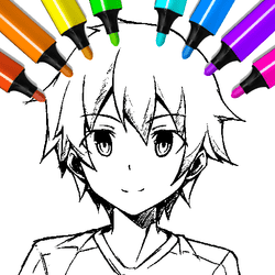 Anime Boys Coloring Pages game cover