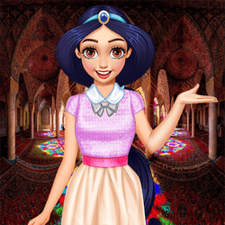 Arab Girls Dress-Up - Salon Makeup game cover