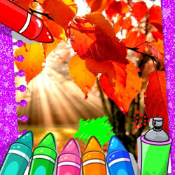 Autumn Coloring Game game cover