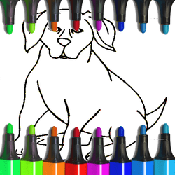 Big Kid Coloring Pages - Art educational game
