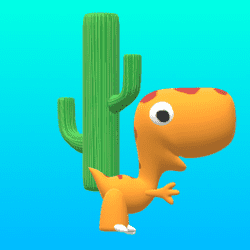 Cute Dinosaur Run game cover