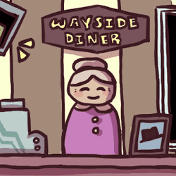 Diner in the Storm game cover