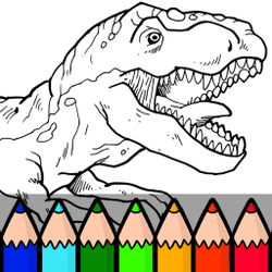 Dinos Coloring Book game cover