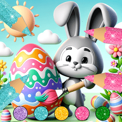 Easter Egg Coloring Games - Art educational game