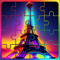 Eiffel Tower Jigsaw Block Puzzle game cover