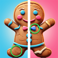 Find the Difference Merry Christmas - Memory educational game