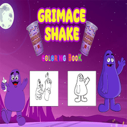 Grimace Shake Coloring game cover
