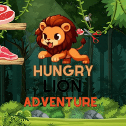Hungry Lion Adventure game cover