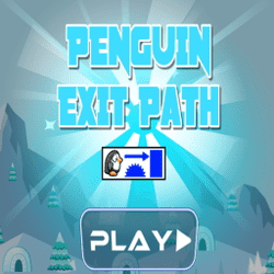 Penguin Exit Path - Science educational game