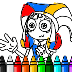 Pomni Coloring Book game cover