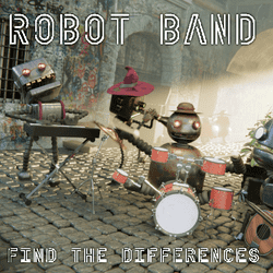 Robot Band - Find the differences game cover