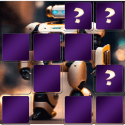 Robot Memory Match game cover