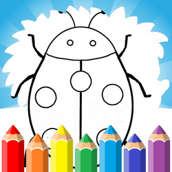 Simple Coloring Pages For Preschoolers - Art educational game