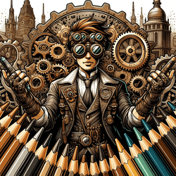 Steampunk Coloring Adventure game cover