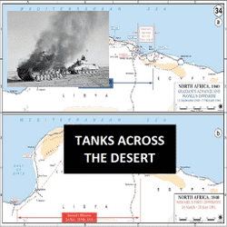 Tanks Across the Desert - Strategy educational game