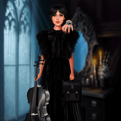 Wednesday Dress Up Adames game cover