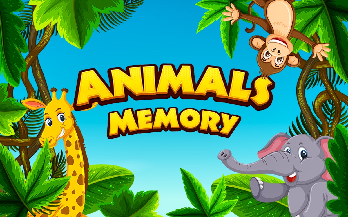 Animals Memory game cover