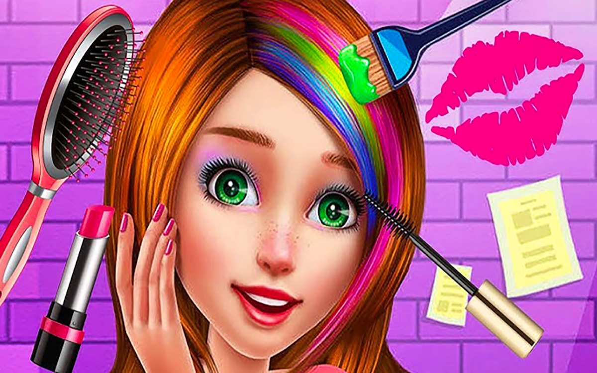 Hair Salon And Dress Up Girl game cover