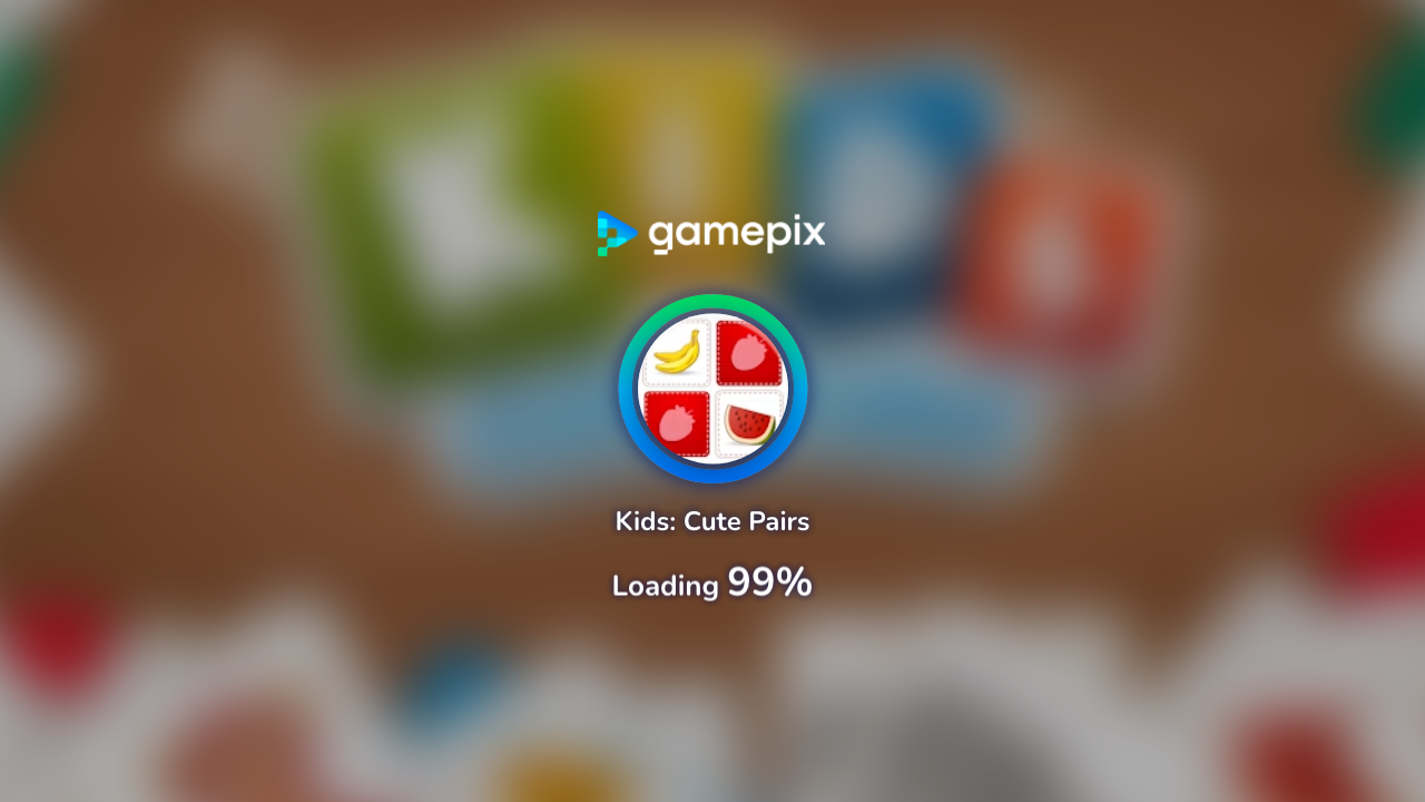 Kids Cute Pairs game cover