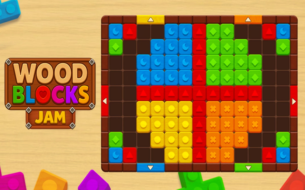 Wood Blocks Jam - Puzzle educational game